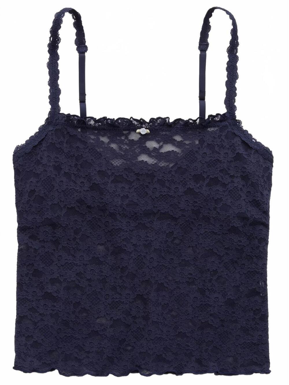 AE Aerie Show Off Vintage Lace Bra Top American Eagle NWT Navy Large
